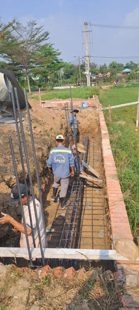 Bán đất 5x20m (100m²) xã Tân Phú Trung, Củ Chi – sổ hồng riêng, không dính quy hoạch