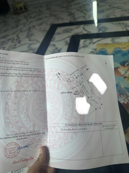 Bán đất sẵn nhà cực đẹp tại Mộc Châu – Pháp lý rõ ràng, ô tô đỗ cổng