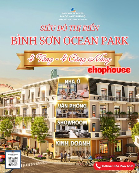 Khu đô thị Bình Sơn Ocean Park – Cú hít về hạ tầng nâng tầm chuẩn sống cho TP Phan Rang