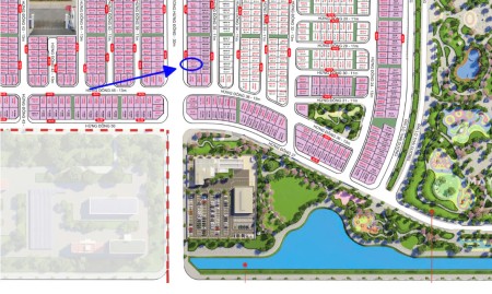 Bán Shophouse 136m đại lộ Hừng Đông gần bãi đỗ xe, trường học Vinhomes Đan Phượng giá 31,7 tỷ
