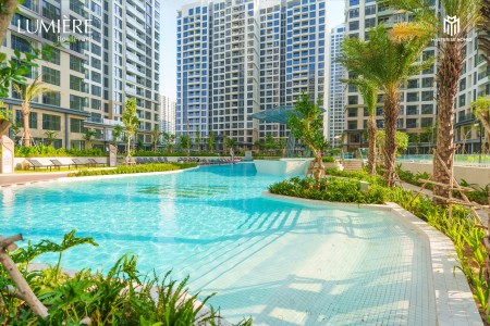 Bán lỗ sâu 3PN 100m2 View Hoa Hậu CV 36ha, view Sông 6.5 tỷ Lumiere Boulevard Vinhomes Q9