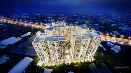 Căn hộ 2PN - 1tỷ3 mặt tiền QL1A - gần chợ B.Chánh. Nút giao Bến Lức - Long Thành, full tiện ích