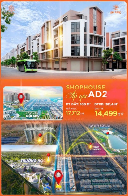 Chính chủ Cần bán gấp liền kề vị trí đẹp, 2 mặt tiền, diện tích 100m, phù hợp để ở hoặc kinh doanh.
