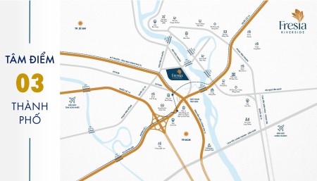 Căn hộ View Sông - AEON Mall Biên Hòa - Fresia Riverside