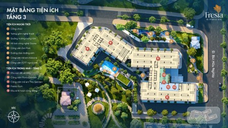 Dự án Fresia Riverside Tân Vạn Biên Hòa Đồng Nai giá 1,56 tỷ 2PN
