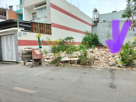 HÓC MÔN, BÁN LÔ ĐẤT 5x21m MẶT TIỀN TÔ KÝ 6