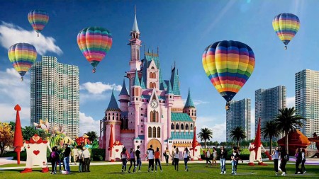Bán hoa hậu đơn lập TD1 đối diện chung cư, mặt hồ trung tâm Vin Cổ Loa giá 2xx tỷ