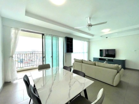 Chung cư Satra Eximland, Phan Đăng Lưu, Phú Nhuận: 130m2, 3p ngủ, 2wc, NT, 22tr/tháng