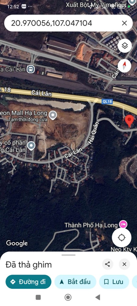 Lô đất 530m2 ngay Cái Lân – Gần Aeon Mall, gần biển – Vị trí lý tưởng để ở hoặc kinh doanh!