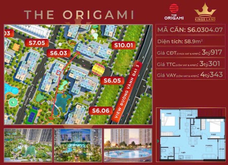 Bán căn hộ Vinhomes Grand Park 2PN giá 3ty9117
