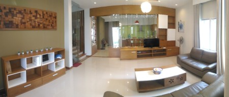 Cho thuê gấp biệt thự Villa Park, 204m2 1 trệt 2 lầu 4PN Full nội thất, giá chỉ 25tr/Th bao phí QL