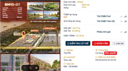 Ảnh 2 - Bán nhanh căn góc- xẻ khe 120m khu khép kín Vin Đan Phượng giá…
