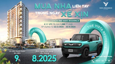 The Vista Residence Da Nang giỏ hang cuối cùng trước khi cất nóc - giá cực tốt quà cực khủng