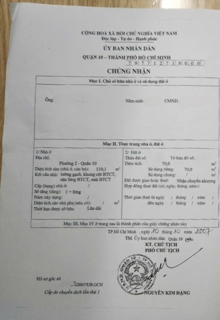 Mặt tiền Trần Nhân Tôn, 70m2 vuông đẹp, chưa qua đầu tư !! HIẾM & GIÁ TỐT Q10