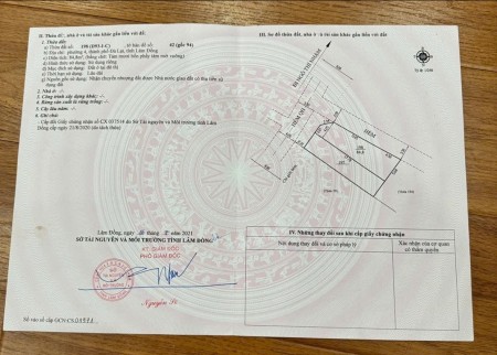 Nhà Chính Chủ cần bán 100/4 Ngô Thì Nhậm, P4 , tp Đà Lạt, Lâm Đồng