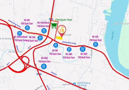Bán bt dự án Hồng Bàng Midtown, Quán Toan, TP Hải Phòng