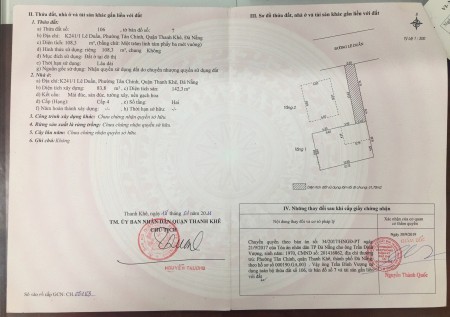 Chính chủ rao bán nhà tại đường Lê Duẩn - Đà Nẵng: Giá 16 tỷ