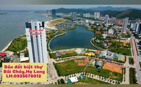 BÁN Ô ĐẤT BIỆT THỰ TẠI KHU ĐÔ THỊ MỚI CÁI DĂM, HẠ LONG