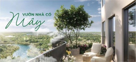 Căn hộ 3 phòng ngủ có vườn mây view nhìn toàn cảnh thiên nhiên trong với 55ha rừng trị liệu