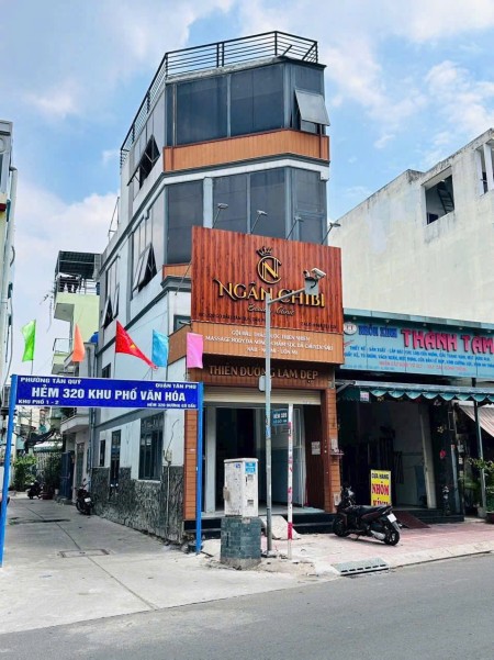 Nhà mặt tiền Gò Dầu , trung tâm Tân Phú, lô góc, 4 tầng nhà kiên cố