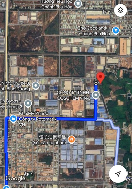 Bán gấp đất ngay KCN Mỹ Phước 3; 5x53m; đã cắm ranh; sổ đỏ; hỗ trợ vay; 2,6 tỷ