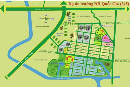 (Dự án mới) ĐHQG 245, đường vào hiện tại Gò Cát, kế bên Khu compound Gladia Khang Điền sắp mở bán