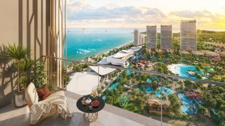 Căn hộ nghỉ dưỡng Blanca City Vũng Tàu studio 30m², view biển, nội khu công viên nước