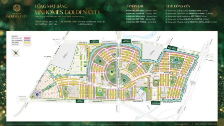 Mở bán liền kề 63-65m Vinhomes Golden City- Dương Kinh- HP giá nhỉnh 5 tỷ
