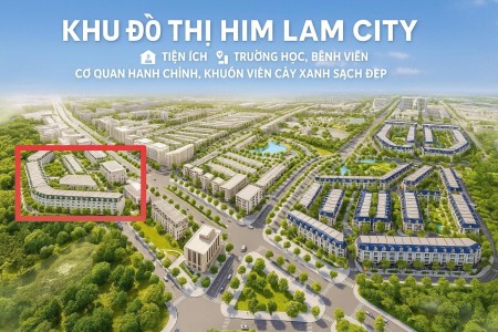 Khu đô thị Him Lam City tọa lạc tại thành phố Điện Biên Phủ Điện Biên