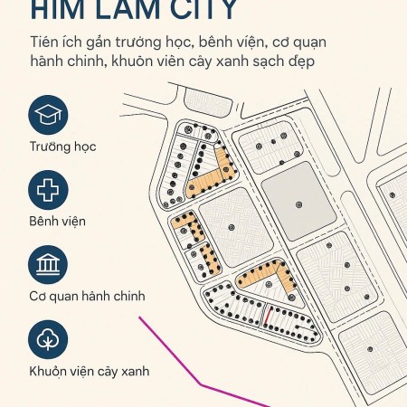 Khu đô thị mới Him Lam trung tâm thành phố