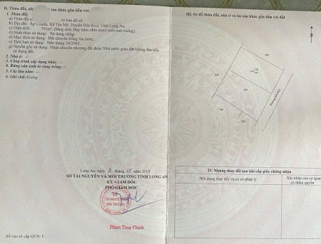 ĐẤT MẶT TIỀN 42m TỈNH LỘ 832, đối diện GOLF&LAKES