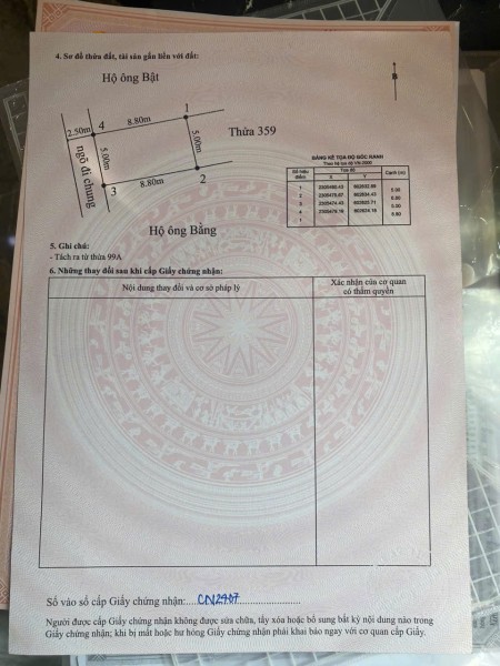 ​Chính chủ gửi bán đất 44m tại Hạ Đoạn 4, Đông Hải 2, Hải An.