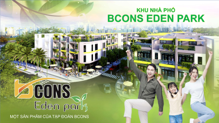 Bán nhà phố Bcons Eden Park 82,5m², xây dựng 4 tầng, kế Metro số 1, Vành Đai 3
