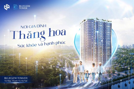 Bán căn hộ chung cư Bluegem Tower - 3PN - Thanh Trì - Giá ưu đãi