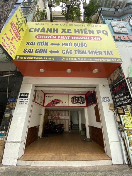 Mặt Bằng Cho Thuê Kinh Doanh 484 Lê Hồng Phong, Phường 1, Quận 10