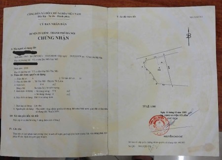 Bán gấp đất thổ cư, sổ đỏ chính chủ (1 chủ) tại Nhuệ Giang, Tây Mỗ, Nam Từ Liêm, Hà Nội