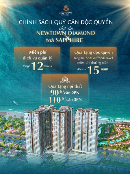 Bán căn hộ tòa Sapphire dự án Newtown Diamond Đà Nẵng