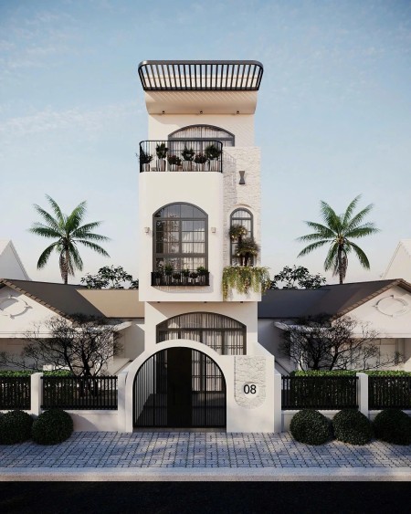 Nhà đẹp 3 tầng Ông Ích Khiêm, Đất đẹp, nở hậu - Giá 5,X…