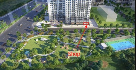 Shop Chân Đế Mặt Sảnh Vinhomes Ocen Park 1