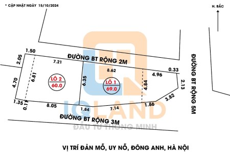 Bán đất Đản Mỗ – Thoáng, vị trí đẹp