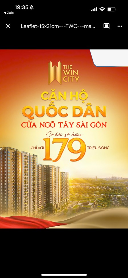 Chỉ 179tr tương đương 15% sở hữu căn hộ 50m2 đường trần văn giàu