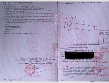 Cần bán đất mặt tiền Tỉnh lộ 328 Xã Hòa Bình, Xuyên Mộc, Bà Rịa Vũng Tàu