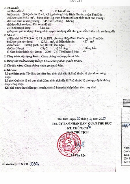 BÁN ĐẤT MẶT TIỀN ĐƯỜNG QUỐC LỘ 13 CŨ PHƯỜNG HIỆP BÌNH PHƯỚC, TP THỦ ĐỨC