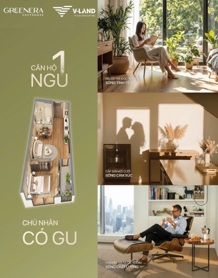 CĂN HỘ 1 NGỦ - CHỦ NHÂN CÓ GUU