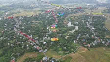 Tổng diện tích 1145m2, trong đó có 250m² thổ cư siêu đẹp tại Vĩnh Tiến, Kim Bôi, Hoà Bình