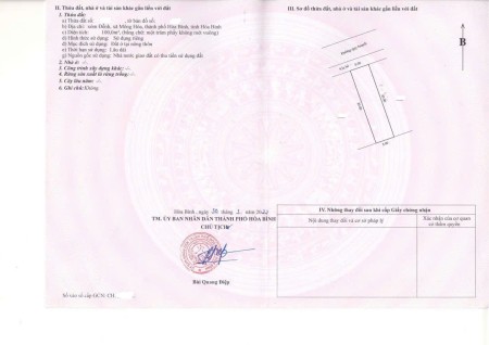 100m - Mặt đường QL6, Kỳ Sơn, Hoà Bình - đất 2 mặt tiền - chỉ hơn 1,x tỷ