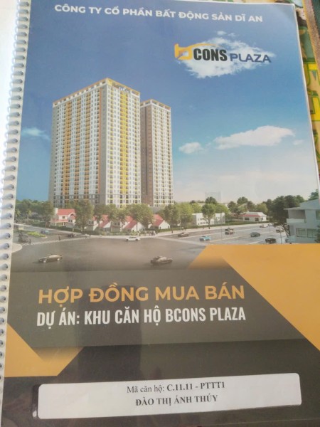 Căn hộ C11.11 Bcons Plaza, 53m2, 2PN, khu dân cư làng đại học, giá 2,4 tỷ