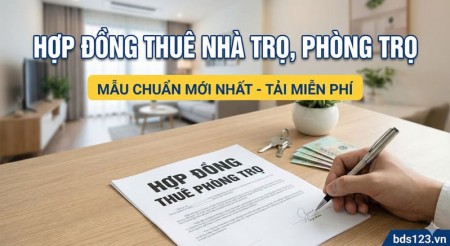 Mẫu Hợp Đồng Thuê Phòng Trọ Mới Nhất 2025 [Tải File Word Miễn Phí]