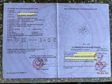 7.5 tỷ – Hà Đông – 37m², Ngõ Ô Tô, Nội Thất Đẹp – Khách Vừa Xem Đã Hỏi Cọc