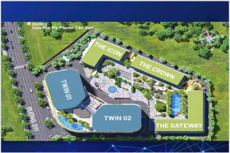 Dự án Bcons Canter city mở bán đợt đầu